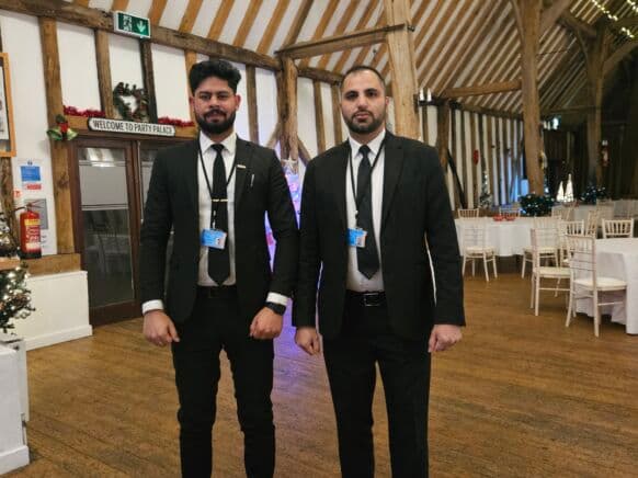 Security guards on site