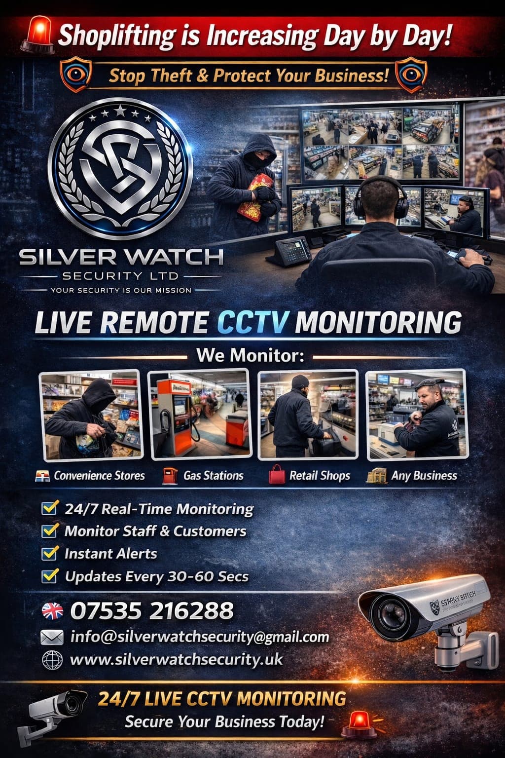 Remote CCTV monitoring