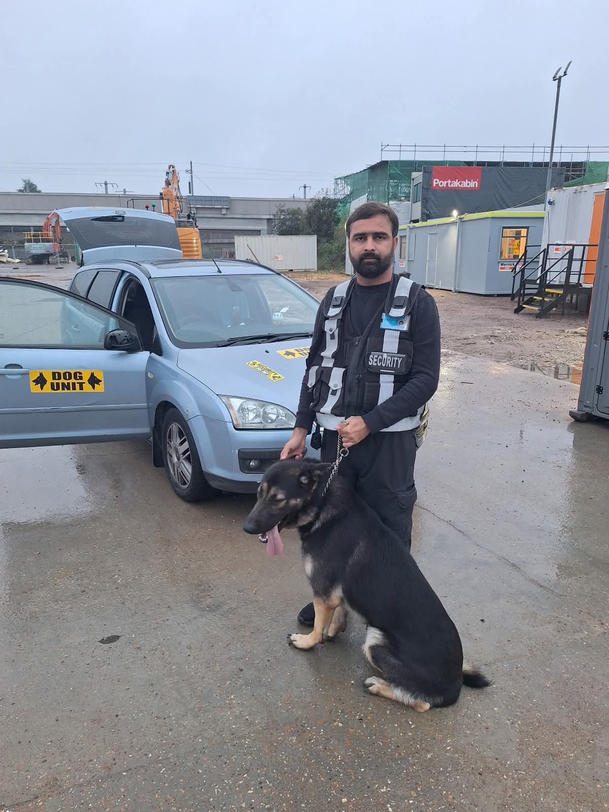 Security dog handling
