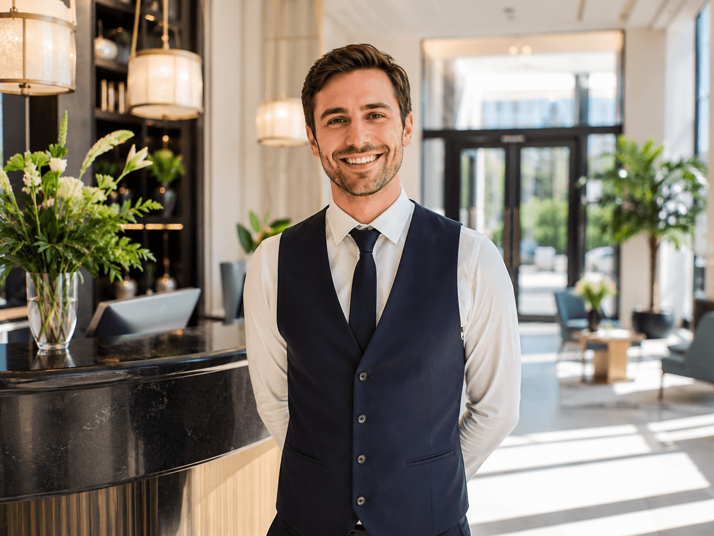 Concierge security at a residential reception